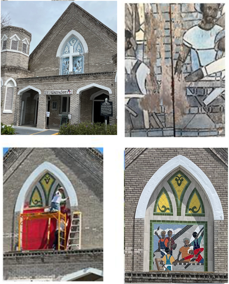 Mural - Jesus and the Carpenters